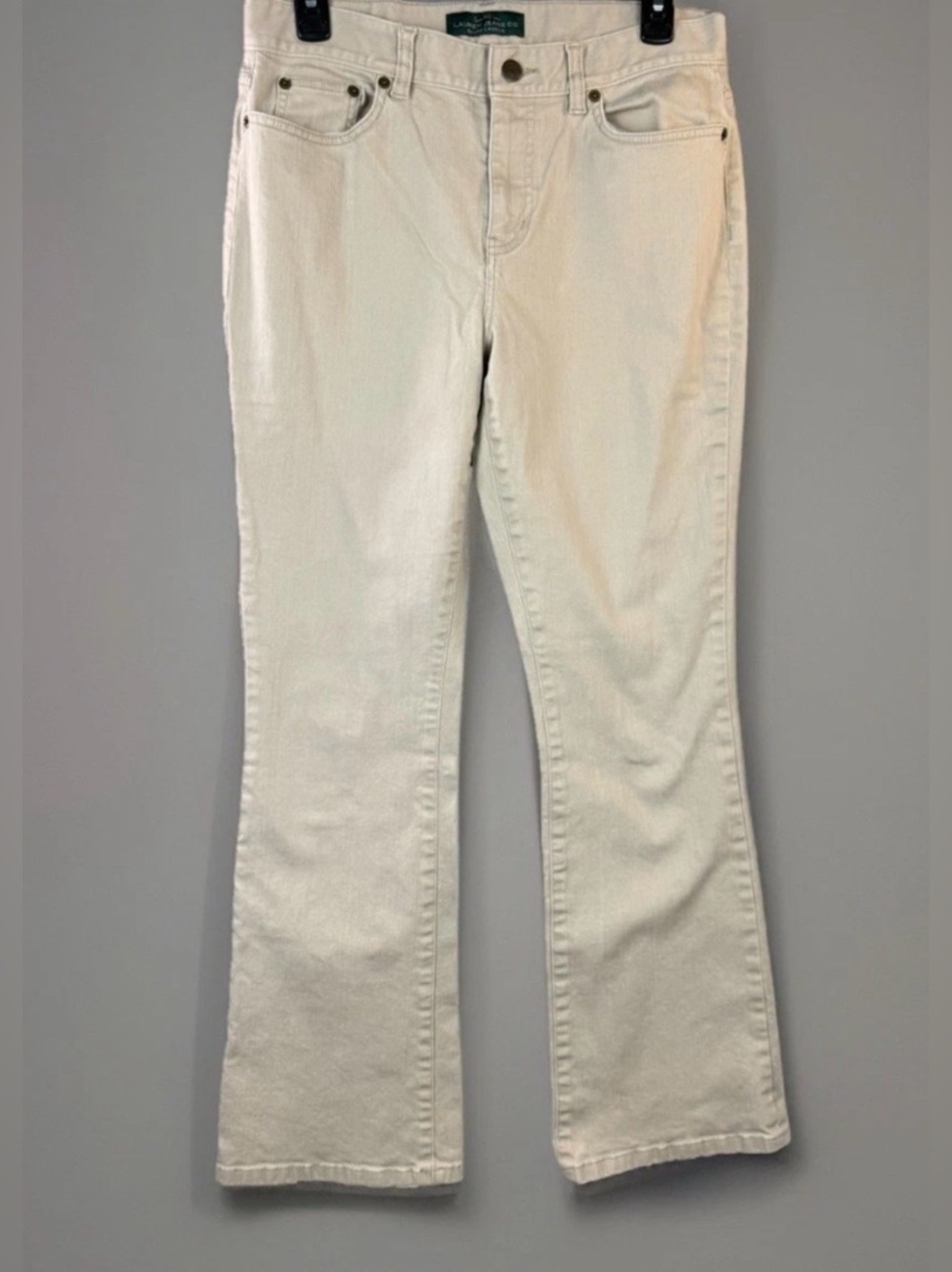 Vintage Lauren Jeans Co. Ralph Lauren Women's Sz 6 Classic Bootcut Button Pocket